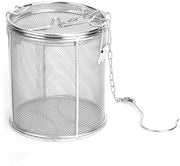 Strainer per Tè in Acciaio Inossidabile Bal Strainer - Filter per Zuppa - Cerniera a Catena Progettata - Multi - Ciotola per Spezie - Facile da Utilizzare - Adatto per