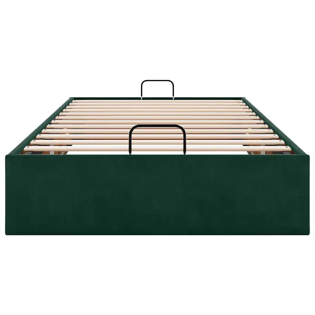 Struttura Letto Pouf Senza Materasso 90x200 cm Velluto