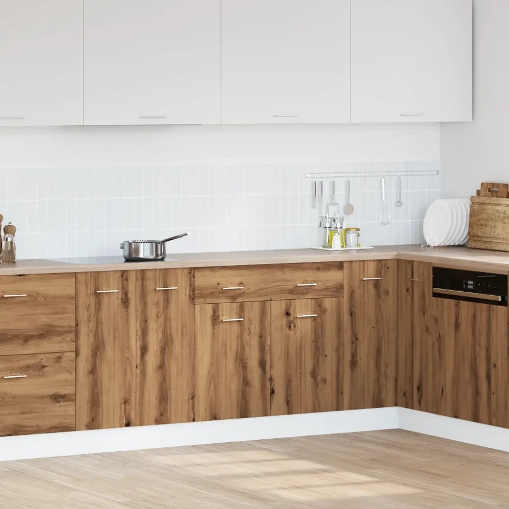 Cassettiera Â“LyonÂ” Rovere Artigianale 80x46x81,5 cm