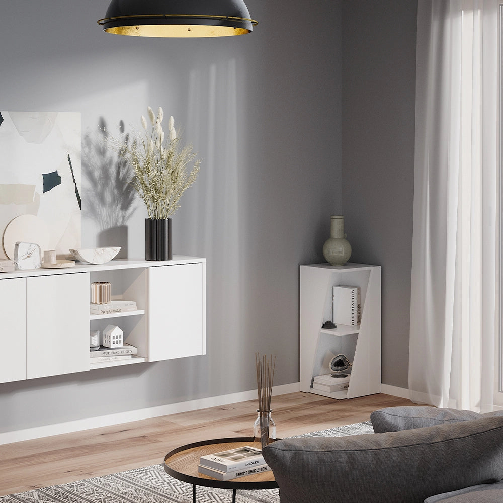 Vicco Mobiletto bagno Bianco 31.6 x 70.5 cm con ripiani aperti
