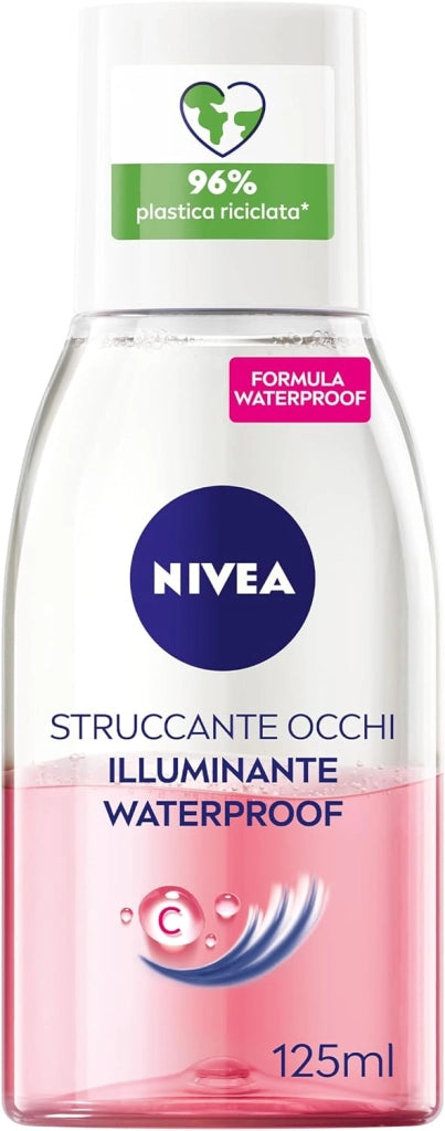 NIVEA STRUCCANTE OCCHI BIFASICO 125 ML ARRICCHITO CON VITAMINA C COLORE ROSA
