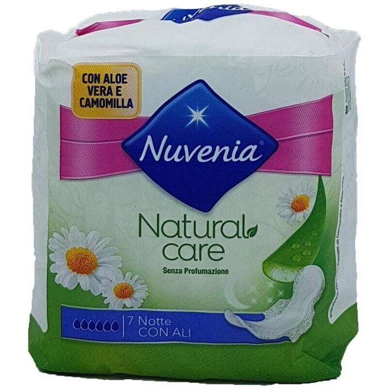 NUVENIA NATURAL CARE ASSORBENTI NOTTE IN CONFEZIONE DA 7 PEZZI