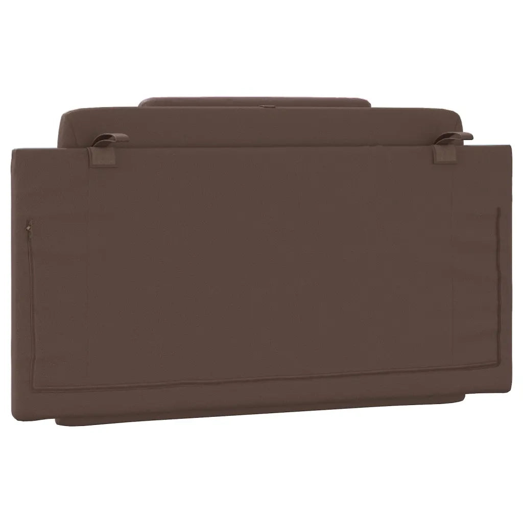 Cuscino Testiera Viana Marrone 100 cm in Similpelle 374776