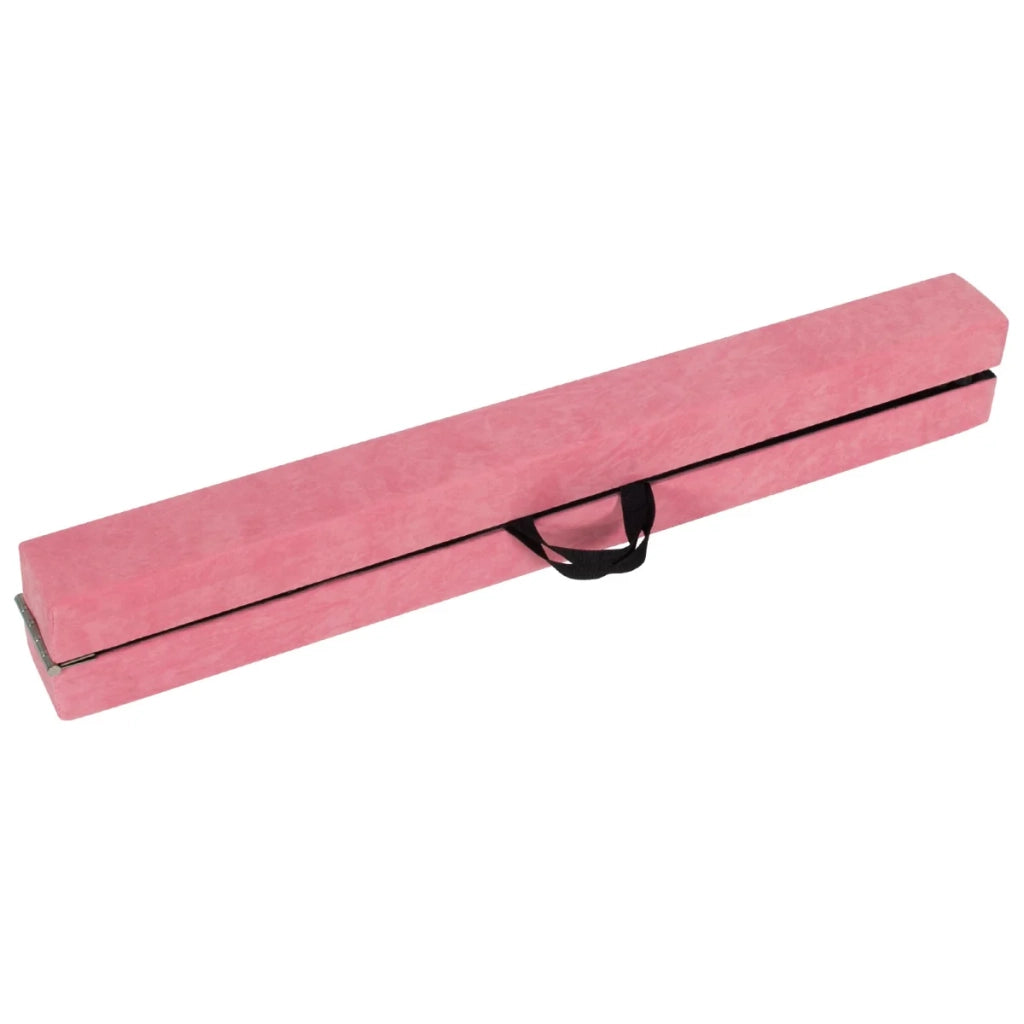 Trave di equilibrio pieghevole 270 x 10 x 7,5 cm supporto robusto e antiscivolo per bambini pelle scamosciata rosa 20_0013288