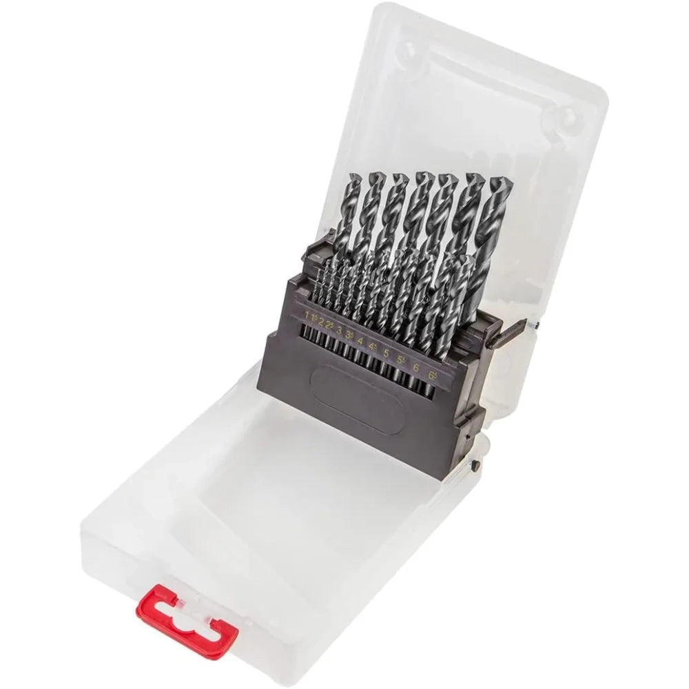 Topex 60h812 punta a spirale hss ss-g, 1.0 - 10.0 mm, set 19 pez