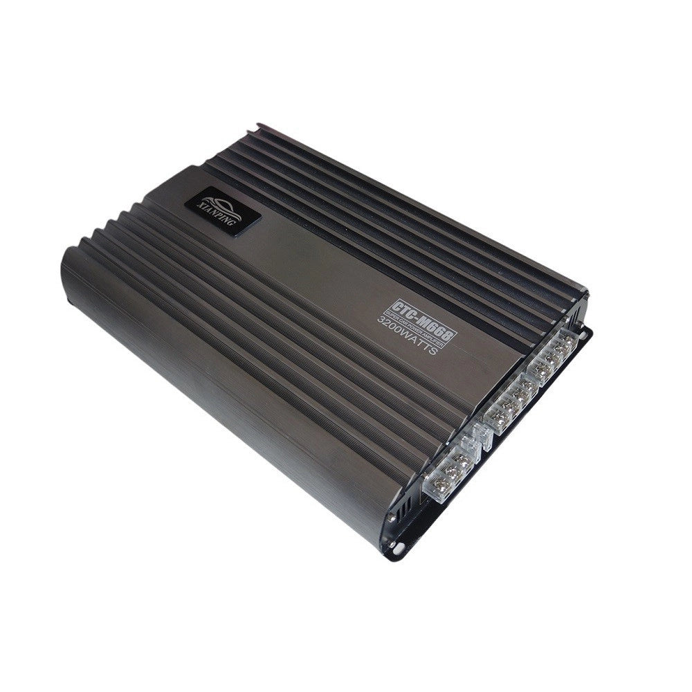 Trade Shop - Amplificatore Auto Stereo Hifi Audio 4 Canali 4ch Potenza 3200w Watt 12v Ctc-m668 -