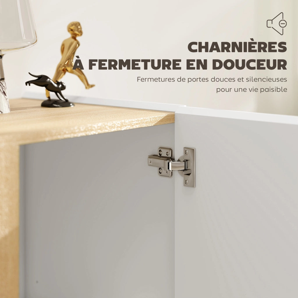 Armadio da soggiorno con ante ¨C Minimal ¨C bianco 80x40x80cm