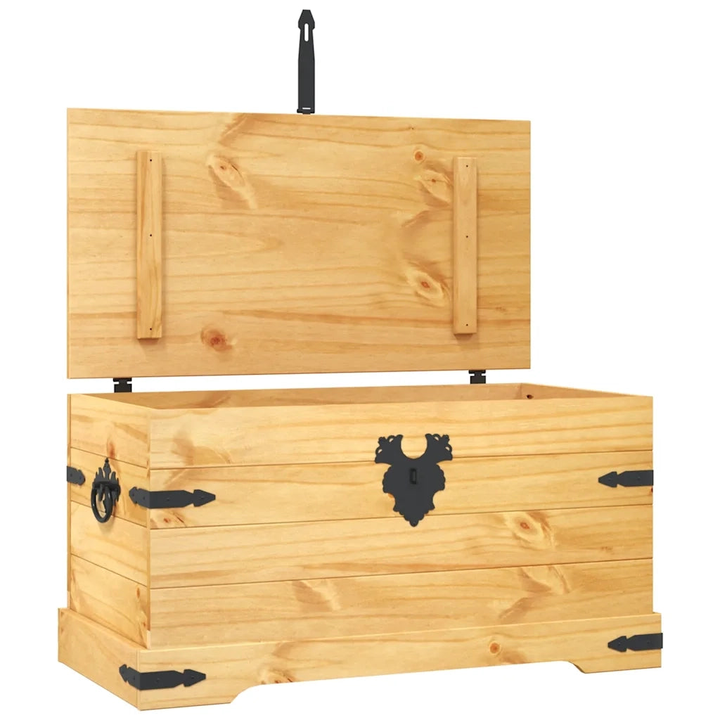 Cassapanca in Pino Messicano Corona Range 91x49,5x47 cm 243747