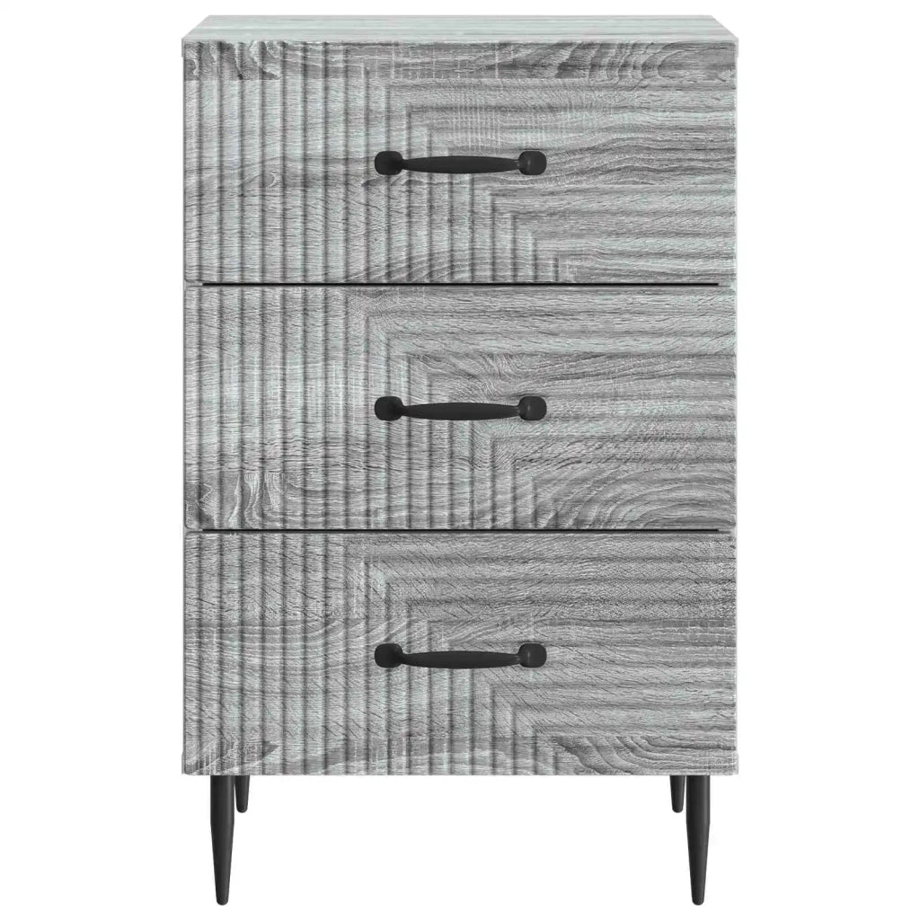 Armadio da Notte con cassetto Grigio Sonoma 43 x 41 x 66,5 cm 894791