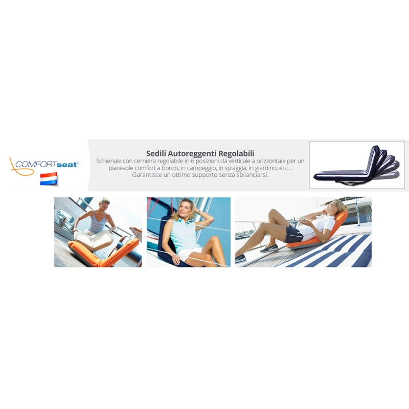 SEDILE COMFORT REGULAR BLU-BIANCO