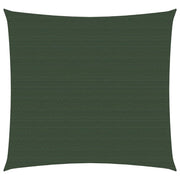 Vela ombreggiante 160 g/m² verde scuro 6 x 6 m HDPE 02_0009442