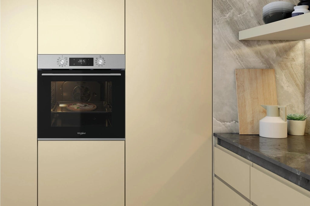 Whirlpool OMK58HU0X 71 L A+ Nero, Acciaio inox