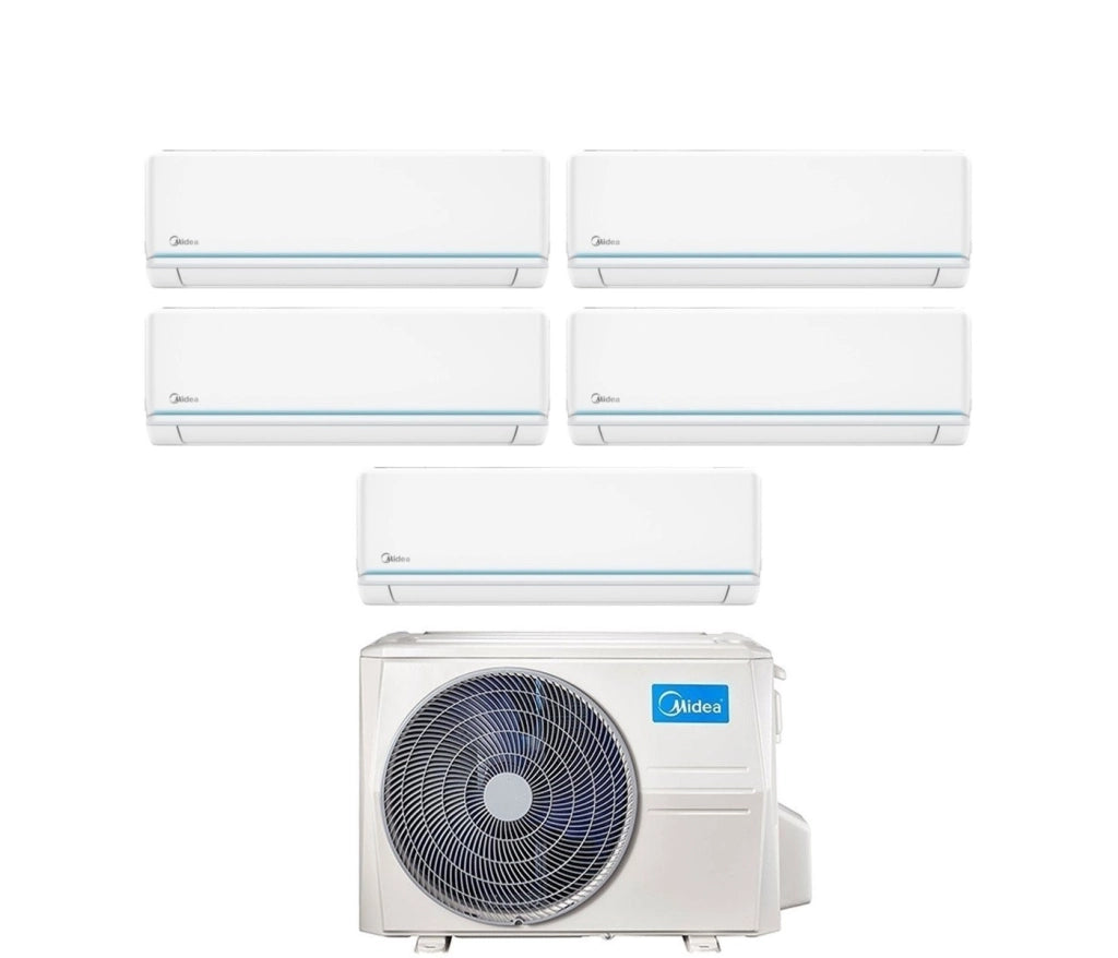 Condizionatore Midea Penta Split Inverter serie EVOLUTION 9+9+9+9+9 con M5OE-42HFN8-Q R-32 Wi-Fi Integrato 9000+9000+9000+9000+9000