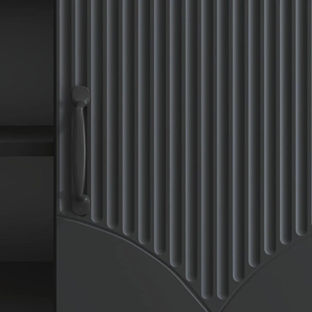 Mobile TV Nero 102 x 34,5 x 47 cm Legno ingegnerizzato 895386