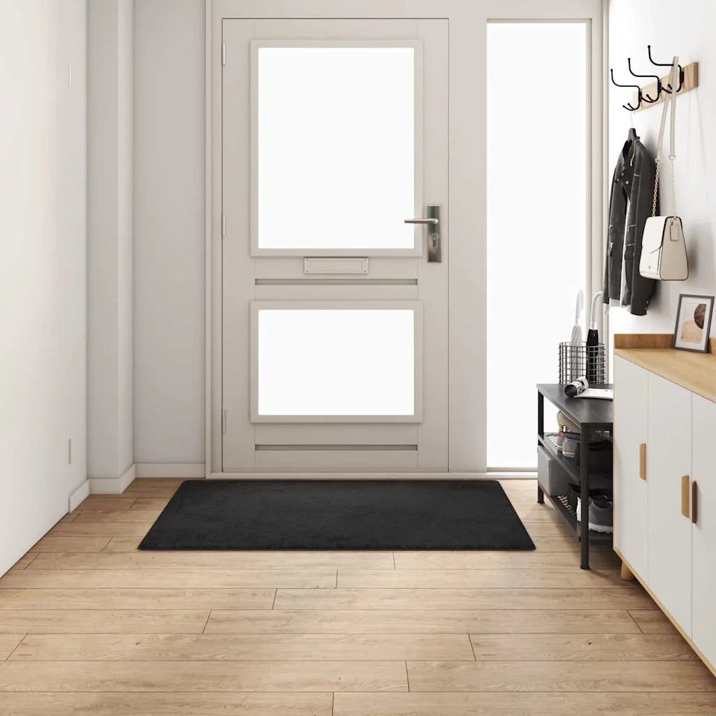 Runner in Moquette | Runner Tappeto Nero 100 x 150 cm 100% Polipropilene Tuft