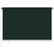 Tenda a Rullo per Esterni 220x140 cm Verde Scuro HDPE