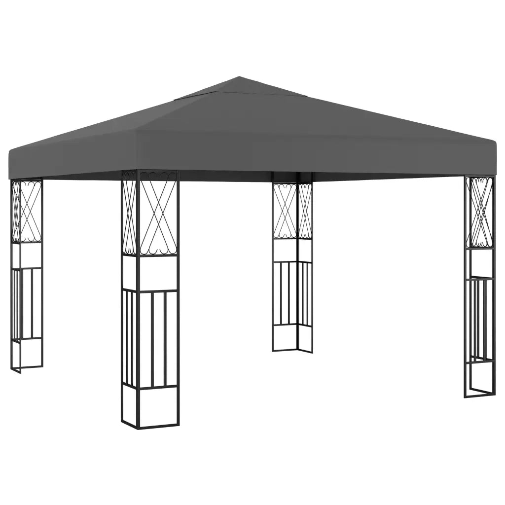 Gazebo 3x3 m Antracite in Tessuto cod mxl 70830