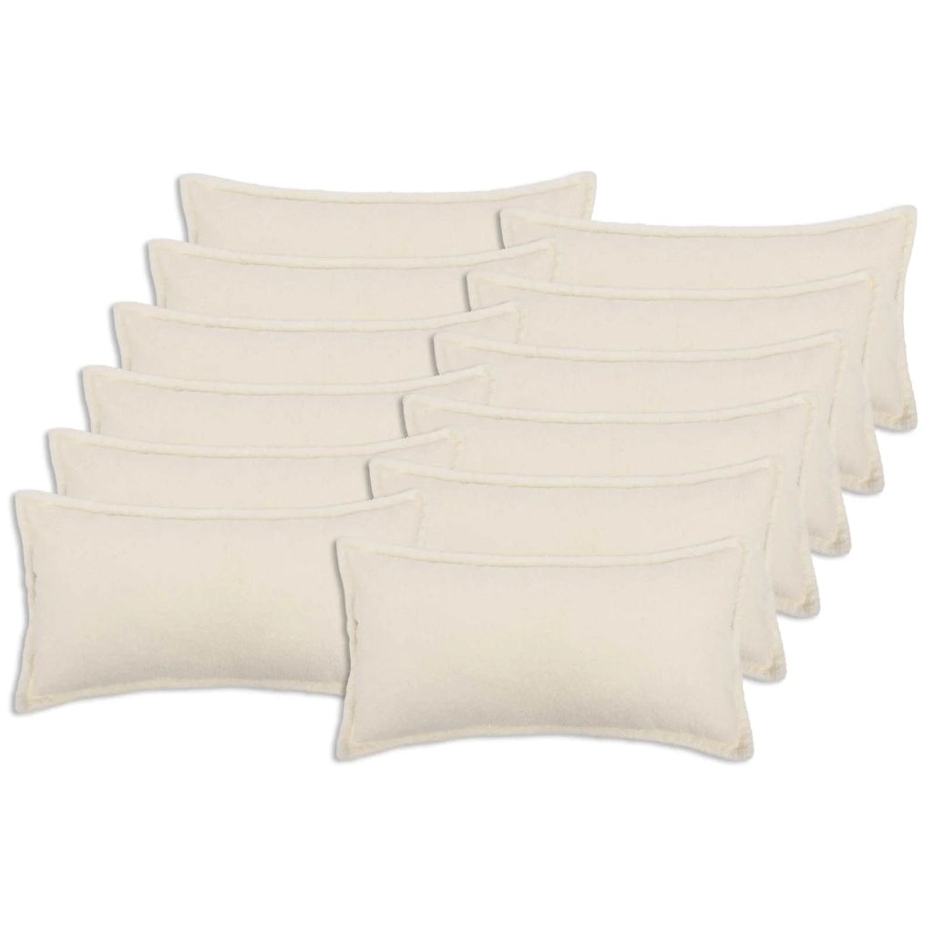 Federa 12 pcs HOUTEN Crema 40 x 80 cm Bouclé 918207