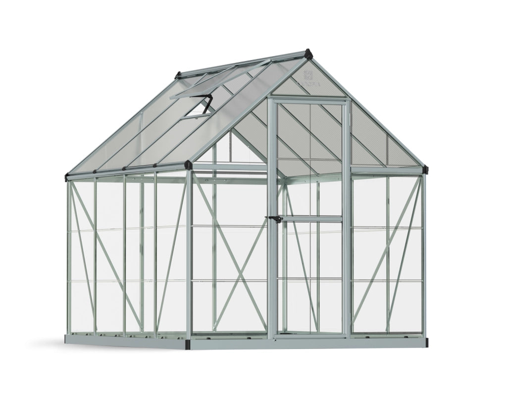 Serra Da Giardino in Policarbonato Hybrid 247X185X208 cm colore Argento