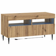 Mobile TV LED Rovere Artigianale Legno ingegnerizzato 896564