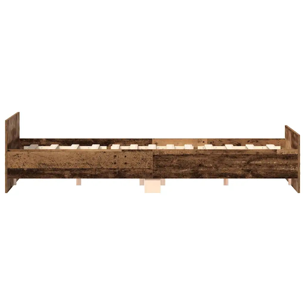 Giroletto senza Materasso Legno Antico 180x200 cm in Truciolato