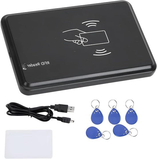 Copialettore di carta con lettore RFID 125 kHz con etichetta chiave 5 pezzi