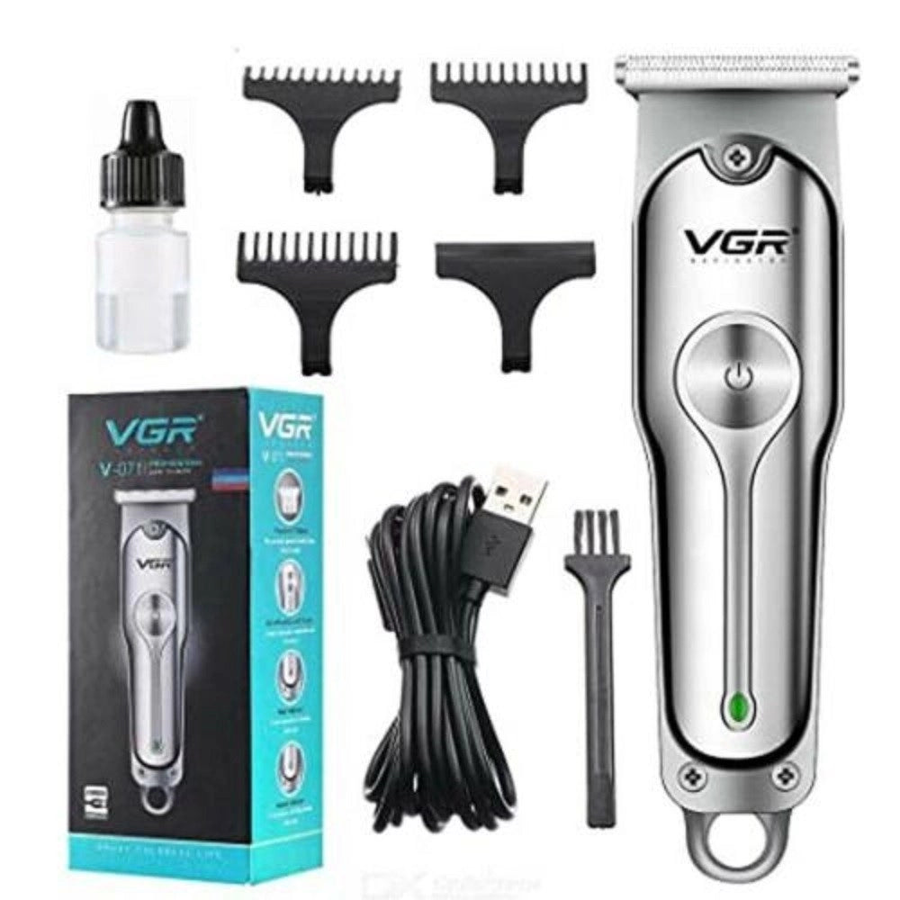 Trade Shop - Trimmer Vgr V-071 Capelli Barba Corpo Ricaricabile Barbiere Elettrico Senza Fili -