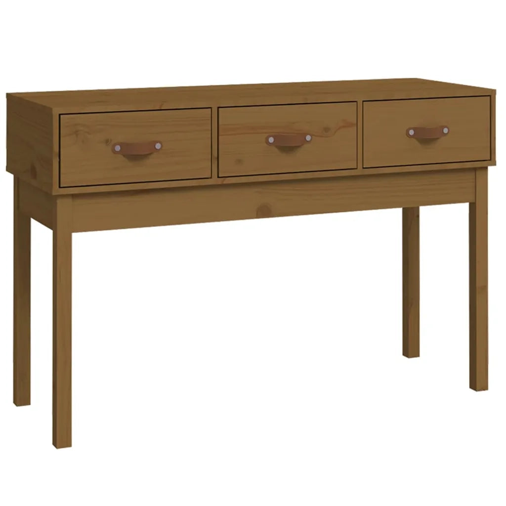 Tavolo Consolle Ambra 114x40x75 cm in Legno Massello di Pino 821757