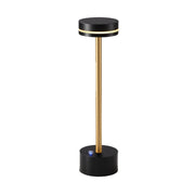 Lampada da tavolo nero-oro LED 5W 3000K touch SAM Milagro
