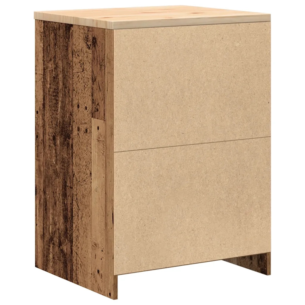 Armadietto da Garage in Legno Vecchio 60x51x85 cm