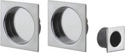 KIT MANIGLIE QUADRO CIECO PORTE SCORREVOLI CROMO- 1,0 pz
