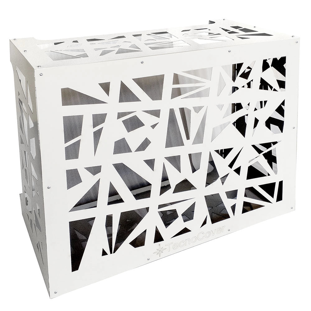 Copertura unità esterna climatizzatore bianco/sabbia 86x44x68 cm.  condizionatore