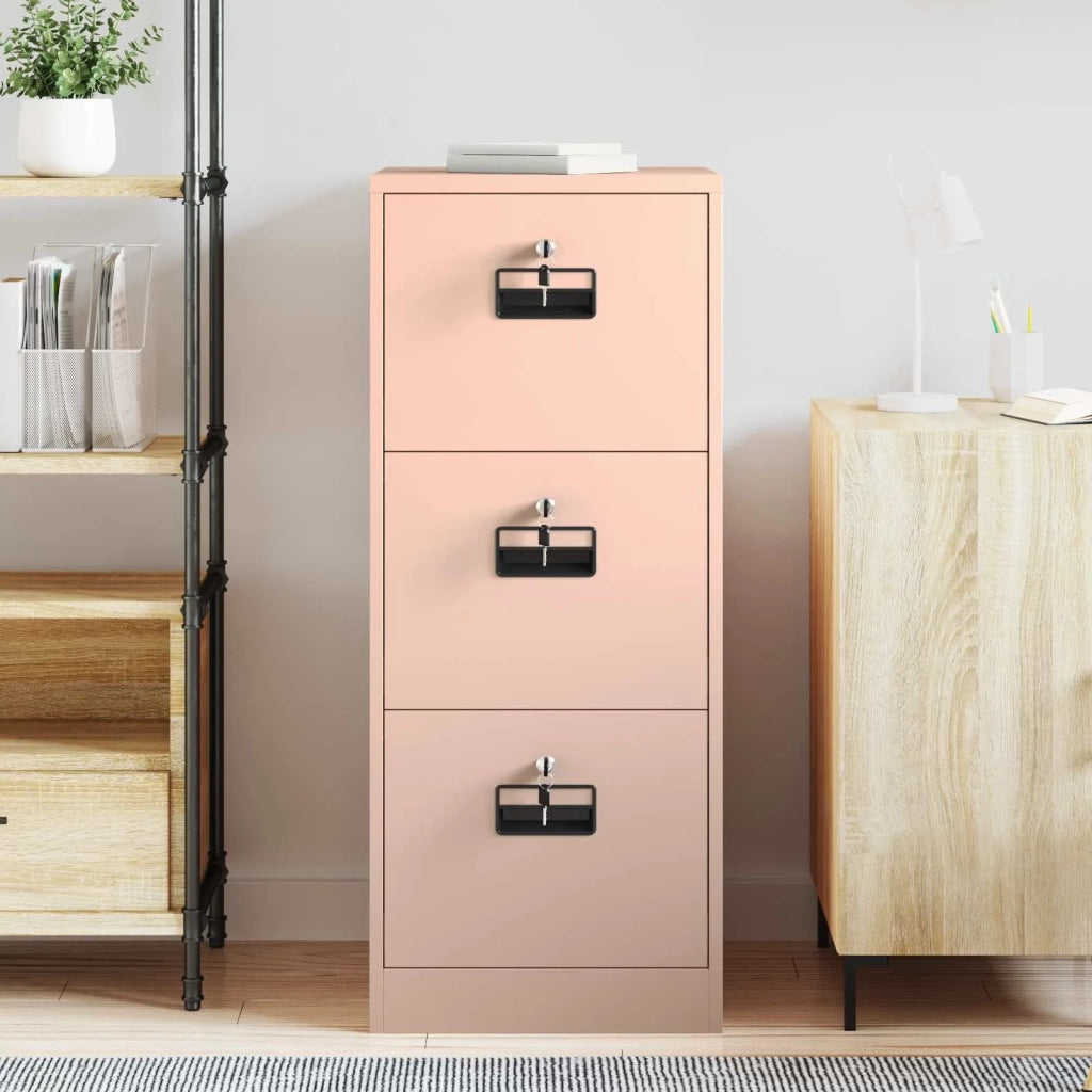 Armadio per File con cassetto Rosa 44 x 50 x 106.5 cm 891599
