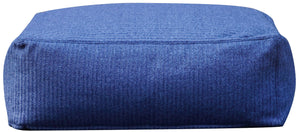 Cuscinone Pouf 90x90x38 cm Blu