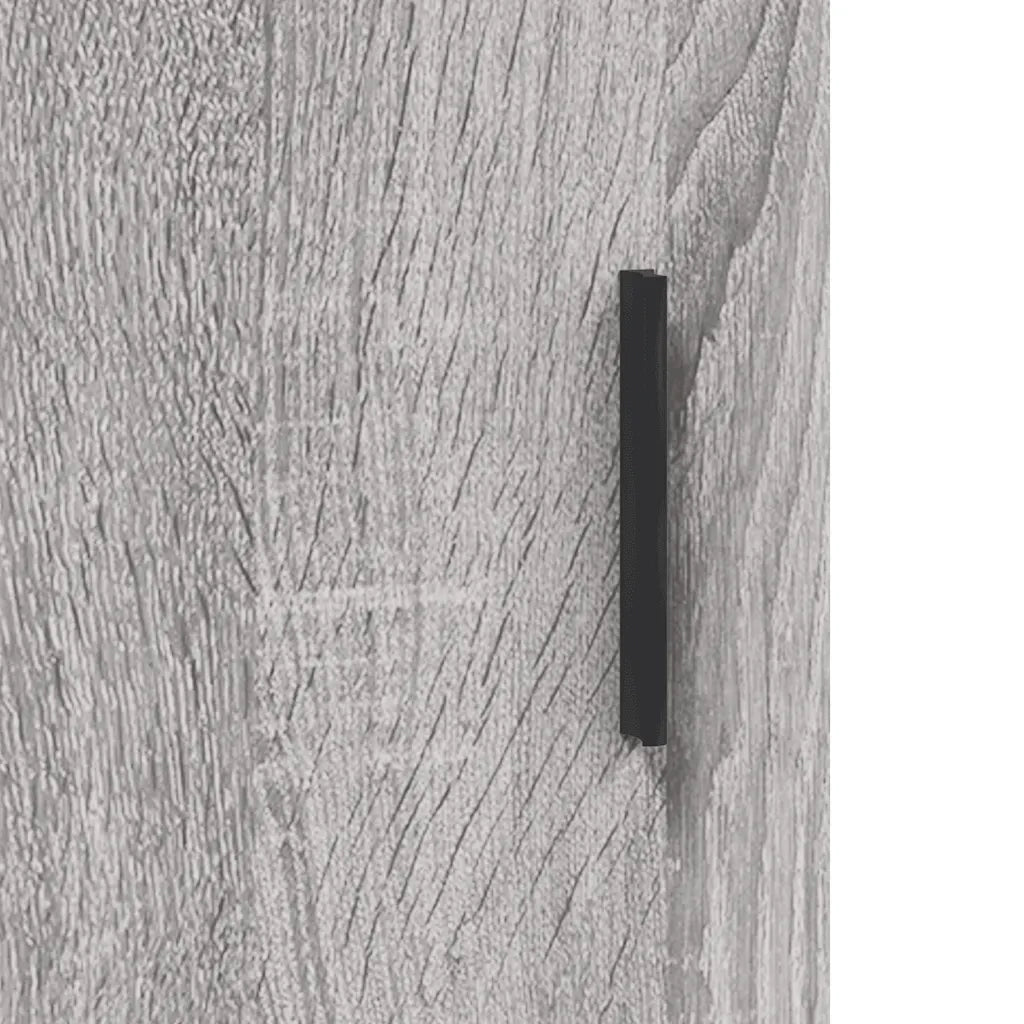 Credenza Grigio Sonoma 69,5x34x180 cm in Legno Multistrato 3198551
