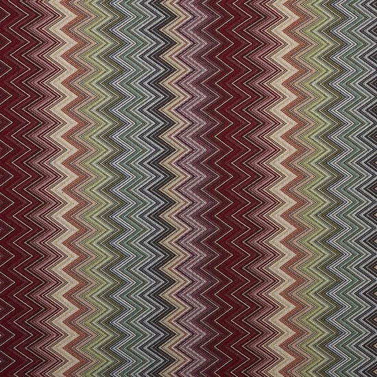 Tela da parete, tessuto da arredamento, tappeto a jacquard, tessuto decorativo, accessori di moda, tovaglia da tavolo, tenda, oggetto decorativo, 100 cm lunghezza x 280 cm larghezza, Zigzag, multicolore - 1 metro.