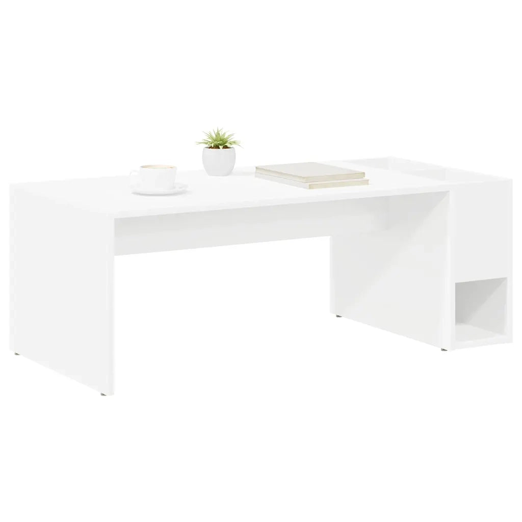 Tavolino da salotto Bianco 101,5 x 50 x 37 cm 891192