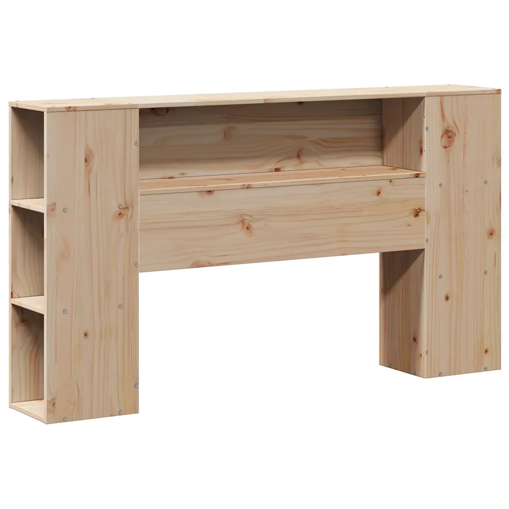 Letto Libreria senza Materasso 140x190 cm in Legno di Pino 3322837