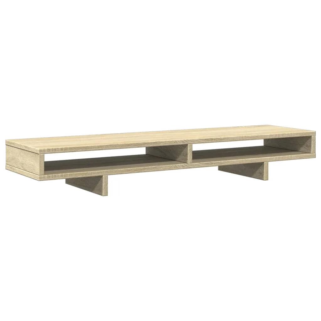 Supporto per monitor Sonoma scrivania/tavolo 100 x 27 x 15 cm legno ingegnerizzato marrone 02_0044978