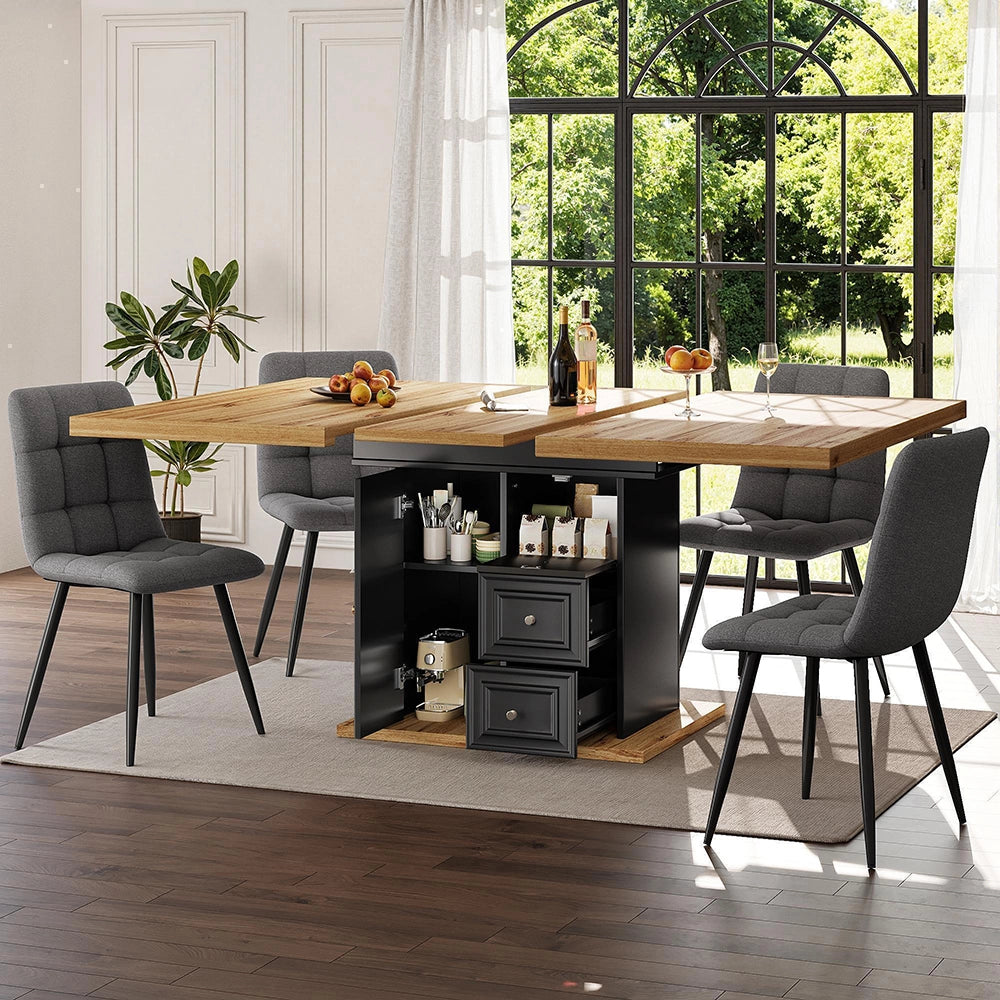 Tavolo allungabile - Xylo - 110-140x80cm legno per 6 persone