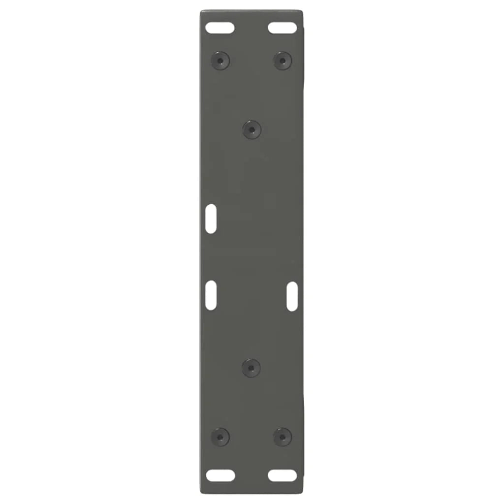 Set di 2 gambe regolabili per tavolino da caffè design moderno 28 x 42-43,3 cm acciaio antracite 02_0056984