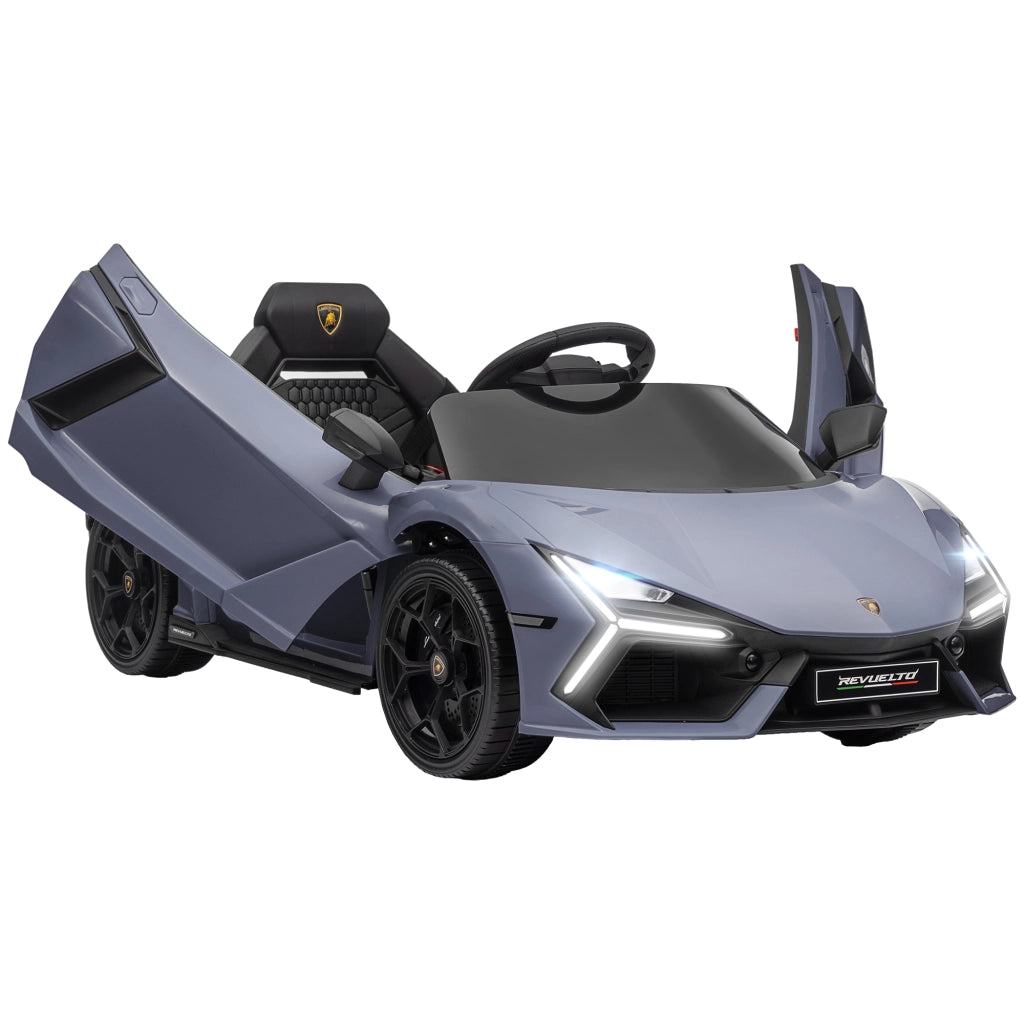 Auto Elettrica per Bambini 3-5 Anni ¨C Xylo ¨C Telecomando, Grigio, Plastica e Metallo