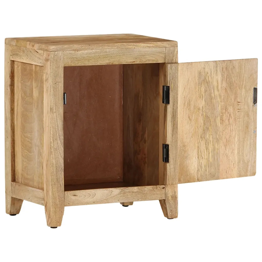 Comodino 40x30x50 cm in Legno Massello di Mango cod mxl 30292