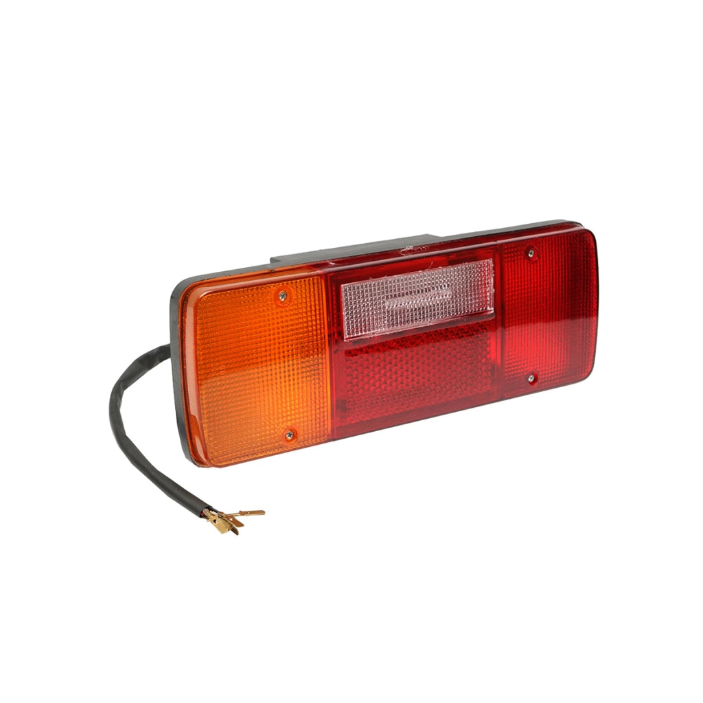Luce freno sinistra con indicatore di direzione e luce di retromarcia per camion 330x125x80 mm