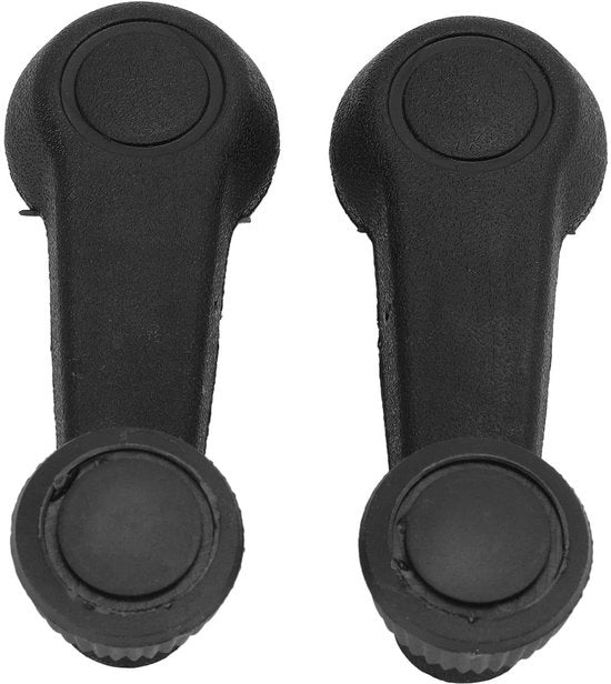 Vitree per Vervanging del Manubrio - Manubrio 2 Pezzi - Per T2/T25 Transporter - Materiale ABS - Installazione Facile - Codice OEM 321 837 581A - Manubrio per Finestrino