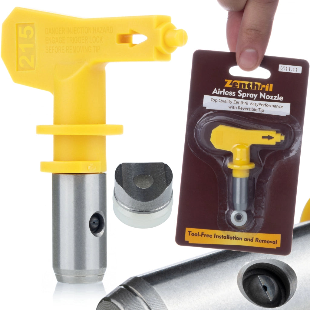 Ugello di Spruzzatura Alta Pressione Zenthril EasyPerformance Modello 215 – Precisione e Durata | Compatibile con Graco