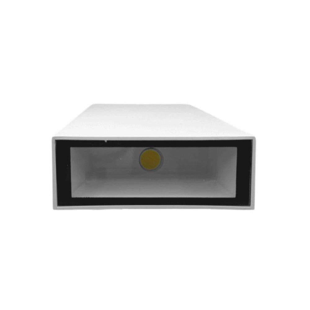 Trade Shop - Applique Da Esterno Rettangolare A Doppia Emissione Di Luce 8w Tecnologia Cct Ip65 2750-3c -