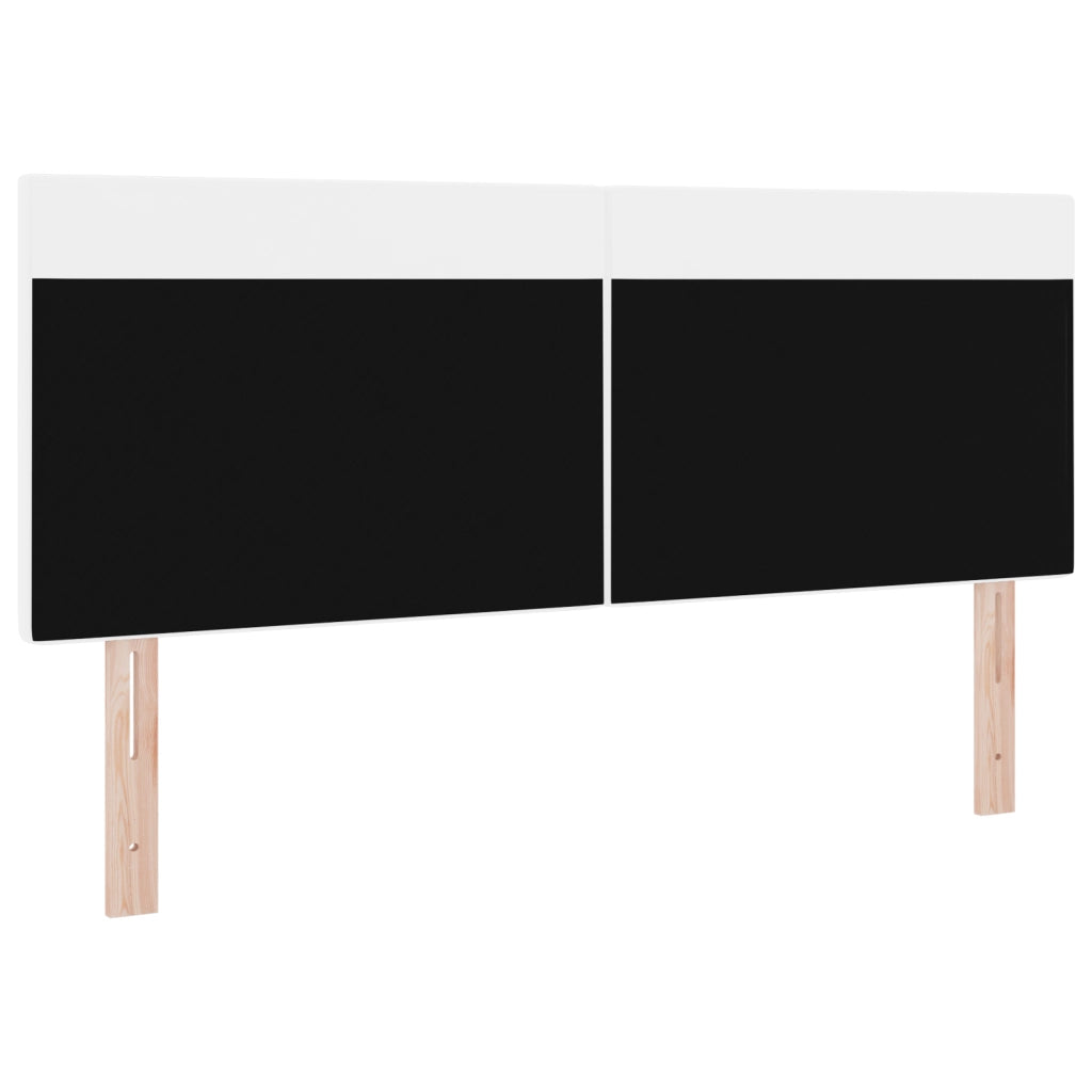 Testata letto design semplice bianco puro 160 cm in finta pelle