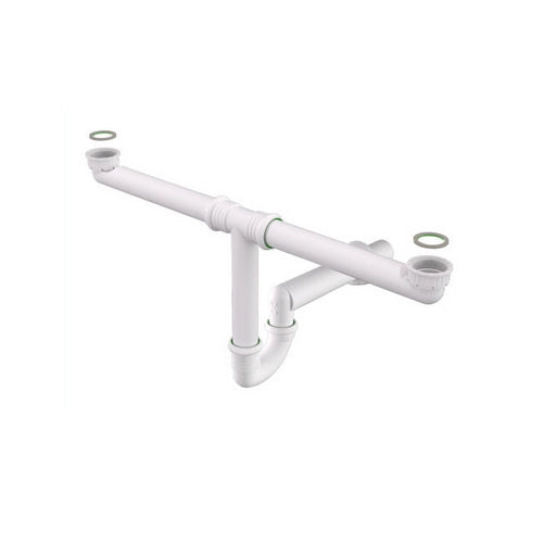 SIFONE PER LAVELLI CUCINA  RING ONE A DUE VASCHE- 11/2 x 50- BONOM- pezzi 1