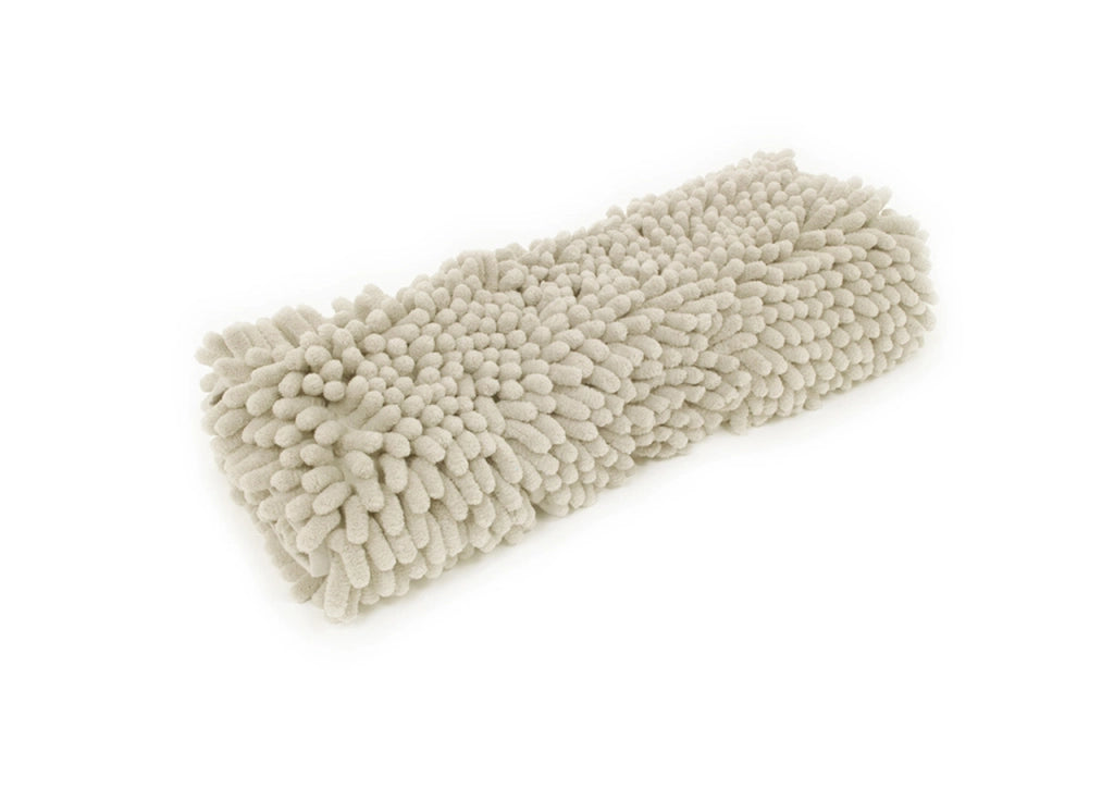 Tappeto Bagno Retro Gommato Antiscivolo Lavorazione Shaggy Modello Passatello - 60x120 - Beige